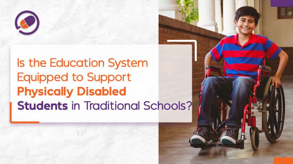 Cyboard School also provide education to physically disabled students