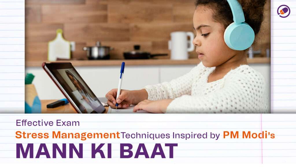 Stress management pm modi man ki baat-Cyboard School (Blog Banner)