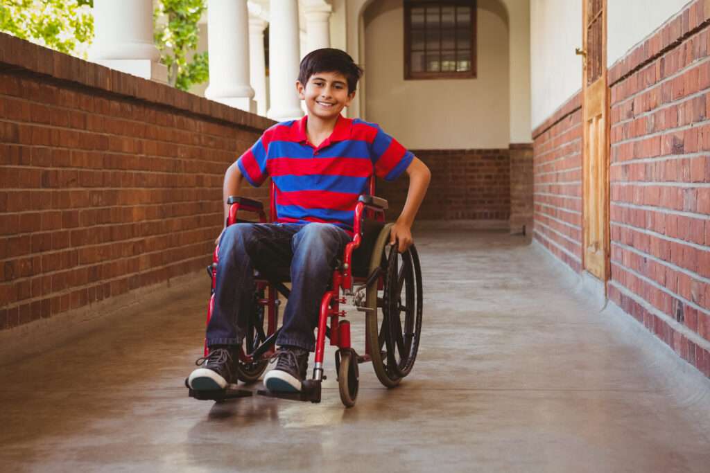 Cyboard School also provide education to physically disabled students