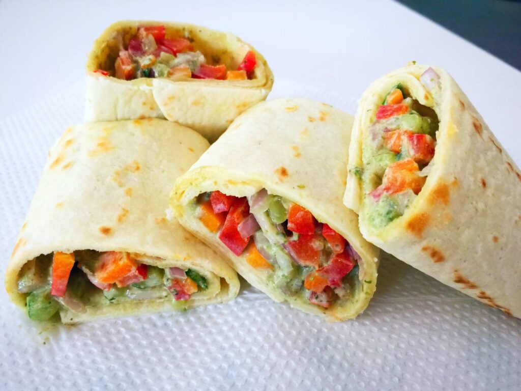 Veg Roll-Fireless Cooking Recipes For Kids