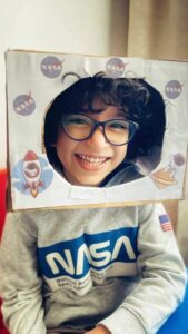 A student of Cyboard School want to become a part of NASA in future