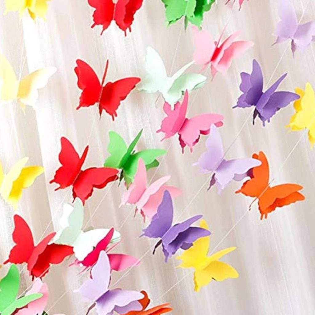 Paper Garland Decorations- Crat idea for Durga puja