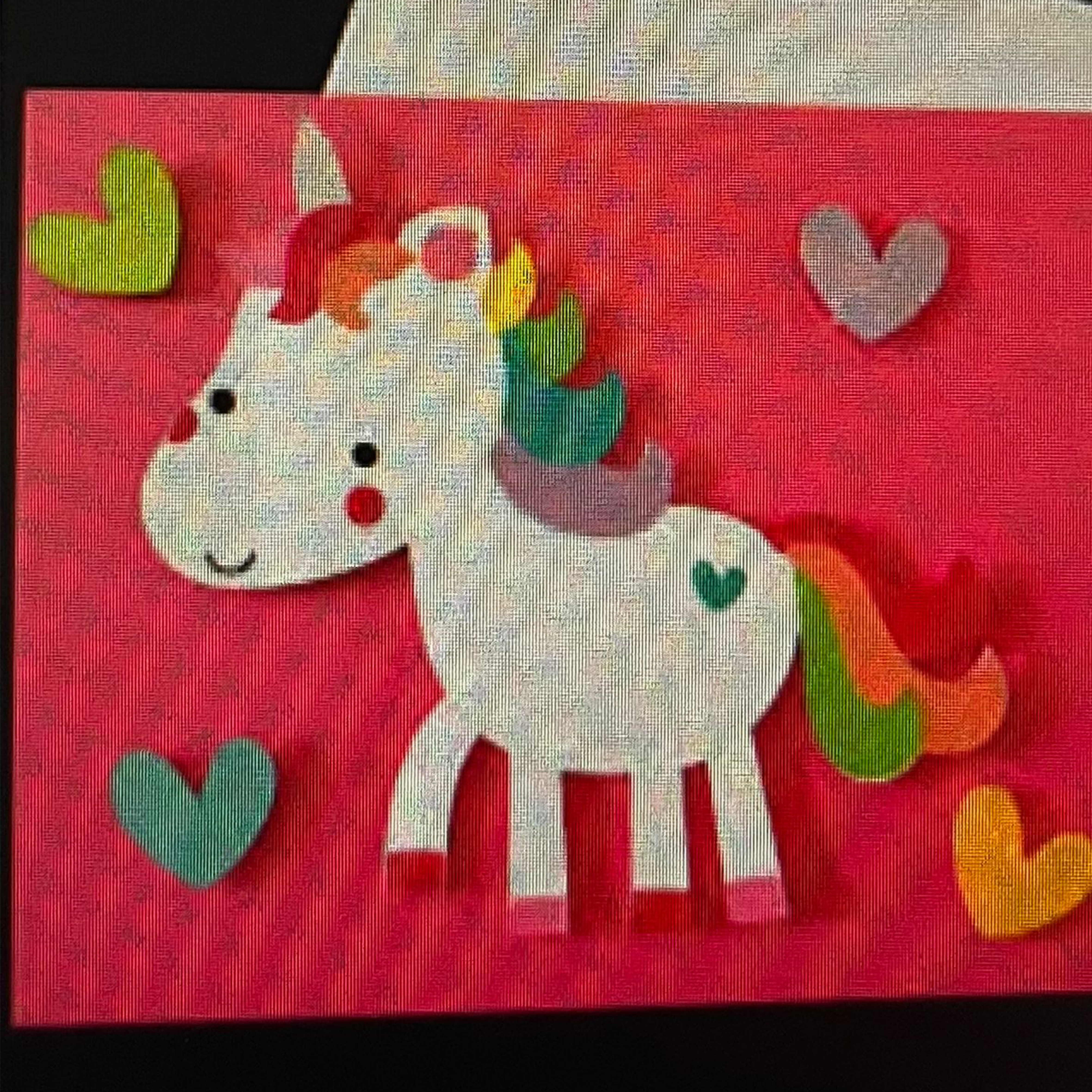 Unicorn New Year Card