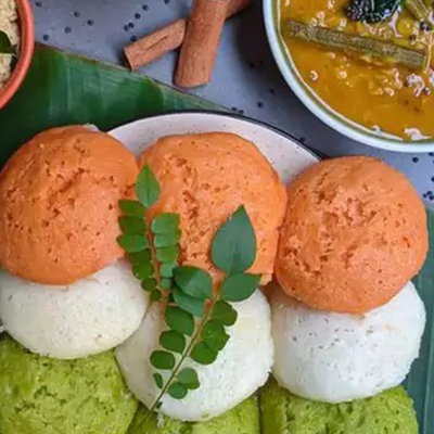 Tricolor or Tiranga Idli - Republic day activities for students or kids