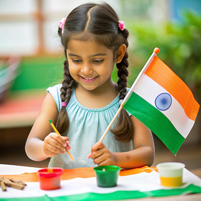 Tricolour Flag Making