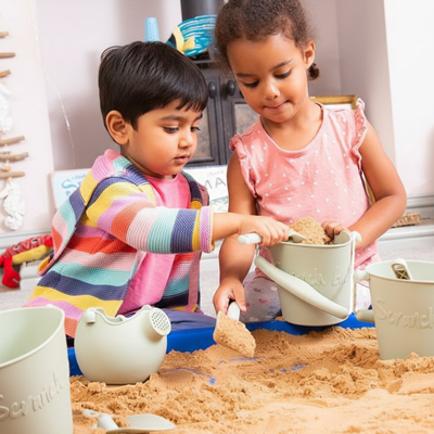 Preschooler exploring sensory and science activities with hands-on play