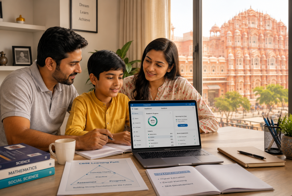 Jaipur parents choosing CBSE-aligned online schooling for better national academic opportunities