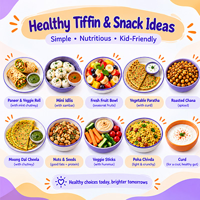 healthy, simple, and nutritious food options for kids