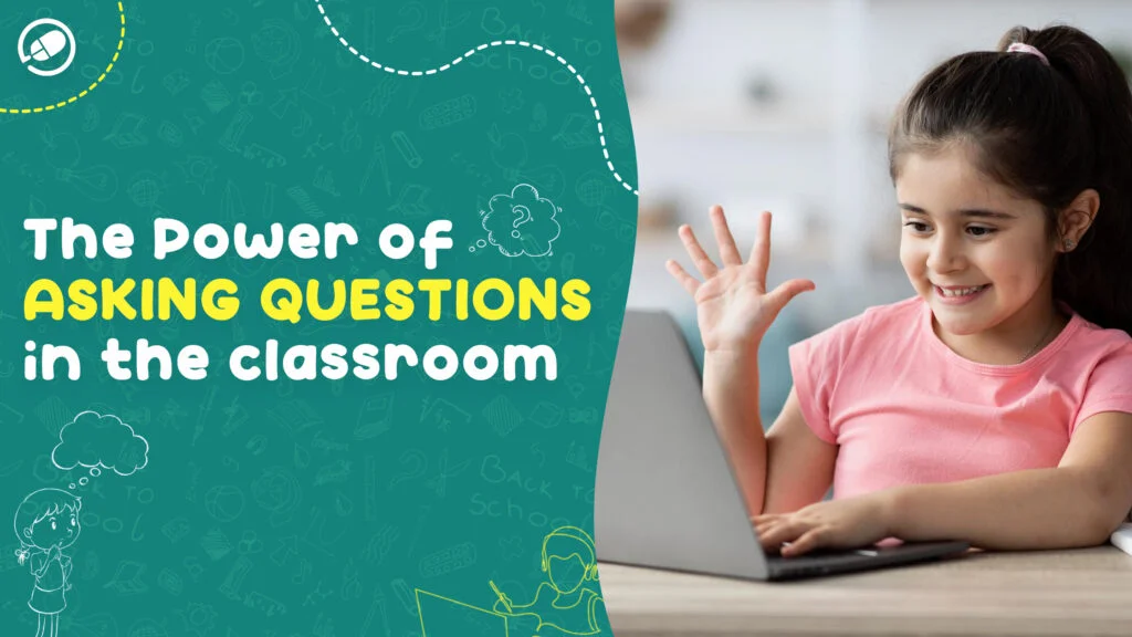 Student asking question during live class